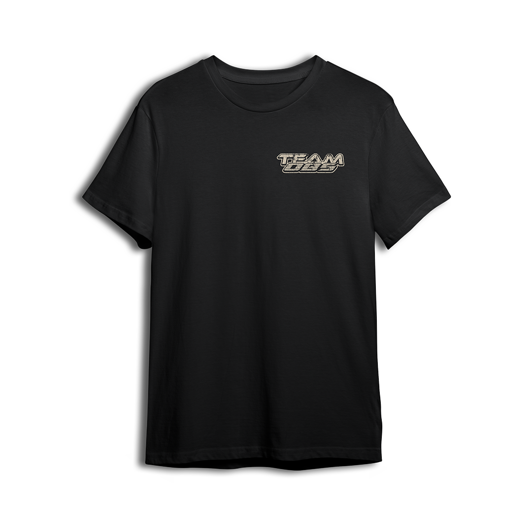 Laid to Rest Team OBS tee, front – Halloween left chest logo