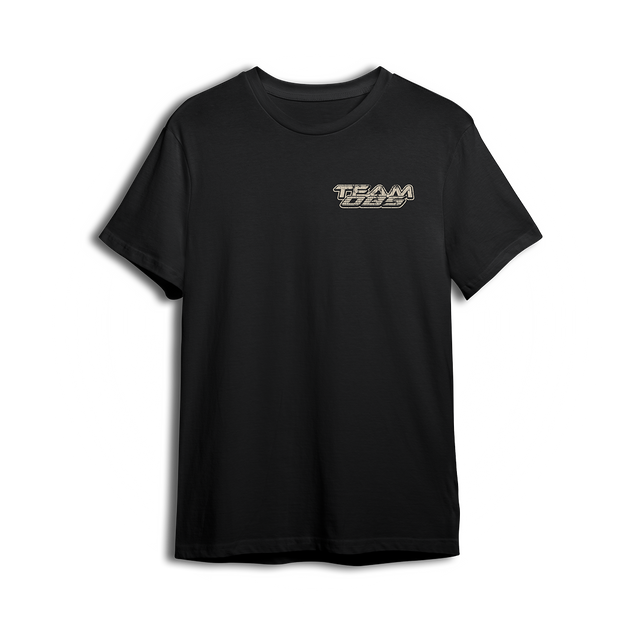 Laid to Rest Team OBS tee, front – Halloween left chest logo